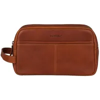 Burkely Kulturbeutel Antique Toiletry Bag Cognac