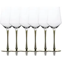 Intirilife Wein Glas Set für Rotwein Weisswein, Weingläser, Transparent