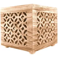 Homestyle4u Beistelltisch Braun 40x40x40 | Gr.: onesize