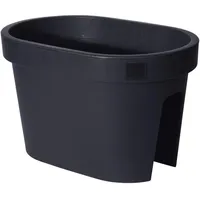 Spetebo Balkon Geländer Blumentopf 40 x 26 x 24