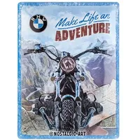 Nostalgic-Art Blechschild, Mehrfarbig, Metall, Rechteckig, 30x40x0.2 cm, Dekoration, Skulpturen