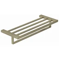 Kludi VELA C Handtuchablage mit Badetuchhalter Stainless Brushed Nickel