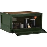 Navaris Faltbare Camping Aufbewahrungsbox - Praktische Klappbox mit Deckel