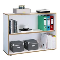 VCM Holzregal stehend platzsparender Aktenschrank Maße ca. H. 74
