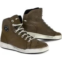 STYLMARTIN Marshall wasserdichte Motorrad Schuhe, braun, Größe 45