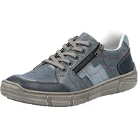 Rieker Herren 04004 Schnürschuhe, Blau, 47 EU