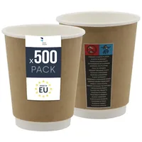 Benbow Thermobecher aus Papier 500x - 300-ml-Einweg-Pappbecher für Heißgetränke
