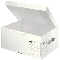 Leitz 10 LEITZ Archivboxen Infinity A4 Plus weiß 35,5