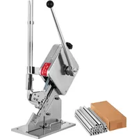 Vevor Hochwertige manuelle u-förmige Wurst-Klipper-Schneidemaschine mit 2 Schachteln Clips,
