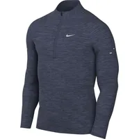 Nike Stride Dri-Fit 1/2-Zip Midlayer thunder blue/htr/reflective silv S