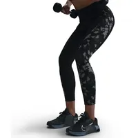 Nike One High-Waist 7/8 Printed Leggings Damen 010 black/black/black