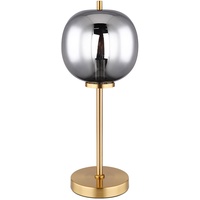 GLOBO Tischleuchte Glas E14 Nachttischlechte Schlafzimmer Retro Kugellampe Tischlampe