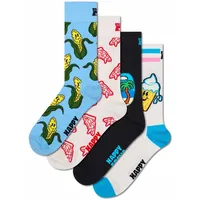 Happy Socks 4er Pack Unisex Socken - Geschenkbox, Classics,