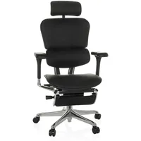 HJH Office Chefsessel ERGOHUMAN Plus LEGPRO GEN2 Schwarz