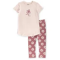 Sigikid Pyjama kurzarm Kinder Schlafanzug in rosa | 122