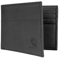 CARHARTT Saddle Leather Bifold Portemonnaie schwarz