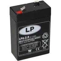 Landport Blei Akku LP6-2,8 6V 2,8Ah AGM T1 wartungsfrei
