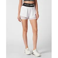 Plein Sport Damen Shorts Sportshorts, Wei?, XS