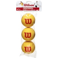 Wilson Starter Foam Ball 3 Pack, Yellow, 3, WRZ258900