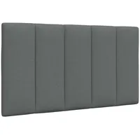 VidaXL Kopfteil-Kissen \"Hanko\" Dunkelgrau 90 cm Stoff