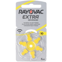Rayovac 10x 6 Stück Rayovac Hörgerätebatterie Varta HA10, PR70,