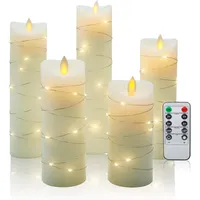 CCLIFE LED Kerzen Set mit Fernbedienung Timer Funktion 300