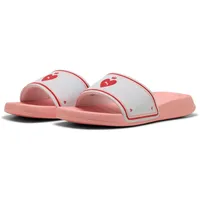 Puma Popcat 20 Idylle Schiebe-Sandalen, White-for All Time RED-PINK