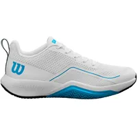 Wilson Rush Pro LITE Tennisschuh, White/Atomic Blue/Navy Blazer, 42