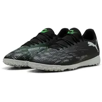 Puma Future 8 Play TT Fussballschuh, Black Silver-Fluo Green,