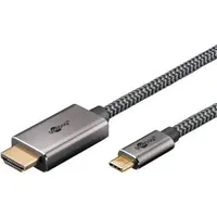 Goobay 75701 3 m USB Typ-C, HDMI A (Standard),
