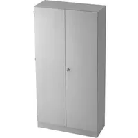 Hammerbacher Aktenschrank 6910, V6910/5/5/SG lichtgrau 4 Fachböden 100,0 x