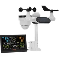 Vevor Wetterstation 7 in 1 7,5" Farbdisplay Drahtlos Schwarz