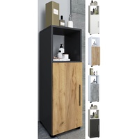 VCM VCM, Badezimmerschrank, Holz Badmöbel Midischrank Flandu (93 x