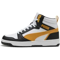 Puma Unisex Rebound v6 White-Archive Gold Black, 43 EU