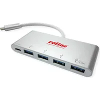 Roline USB 3.2 Gen 1 Hub, 4fach, Typ C