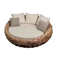 AppleBee Apple Bee Cocoon Daybed 220 Aluminium /Bouclé Cream