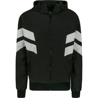 URBAN CLASSICS Crinkle Panel Tra Gt Jacke Black /