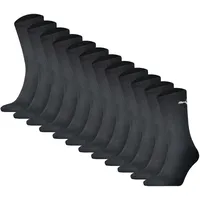 Puma Socken 12er Pack Bequem sitzend SCHWARZ|SCHWARZ 43-46