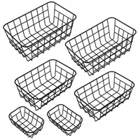 Spetebo / 15 cm 6er Set - Regal Gitterkorb