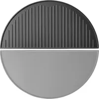 Wiltec Grillplatte 49,8 x 24,3 cm Gusseisen emailliert