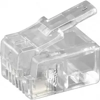 Goobay RJ11-Stecker Flachkabel Bu,4polig 50250