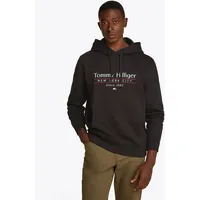 Tommy Hilfiger Hoodie HILFIGER CENTER STACK HOODY mit großem