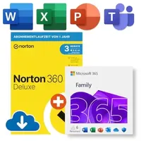 Microsoft 365 Family (Office-Apps inkl. NordVPN, Copilot-KI und 6