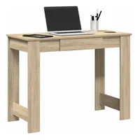 VidaXL Schreibtisch Sonoma-Eiche 100x45x75 cm Holzwerkstoff