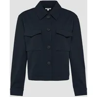 S.Oliver Jacke im Relaxed Fit aus Struktur-Jersey Navy 44