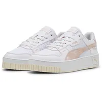 Puma Damen Carina Street LUX Crafted Flowers Sneaker, White-Rose