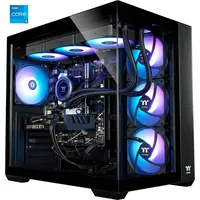 Thermaltake FTW Elite, Black, Core i5-14600KF, 32GB RAM, 1TB