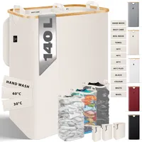 Kesser KESSER® Wäschekorb mit Deckel faltbar Wäschebox Wäschetruhe Wäschetonne