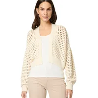 Zero Strickjacke mit Lochmuster Eggnog,40 - 40