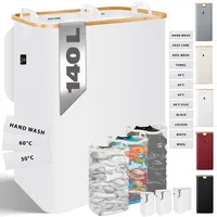 Kesser KESSER® Wäschekorb mit Deckel faltbar Wäschebox Wäschetruhe Wäschetonne